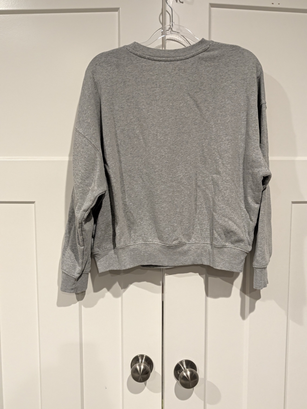 Gray Coca-Cola Graphic Crewneck Sweatshirt with Pink Bow - Picture 4 of 4
